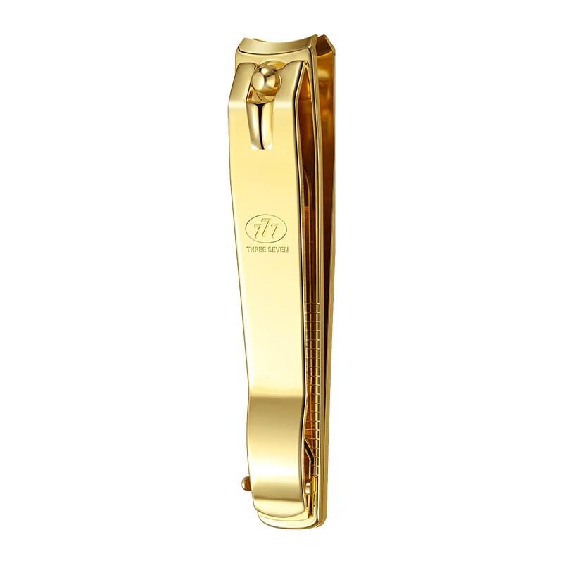 777 14K Gold Plated Large Flat-Mouth Nail Clipper