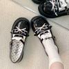 Small leather shoes women's spring and summer 2025 new bow Japanese British style platform French Mary Jane single shoes