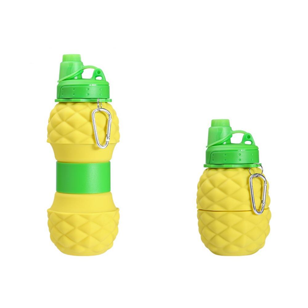 

Pineapple Pineapple Sport Bottle Foldable Collapsible Water Bottles Cycling жёлтый