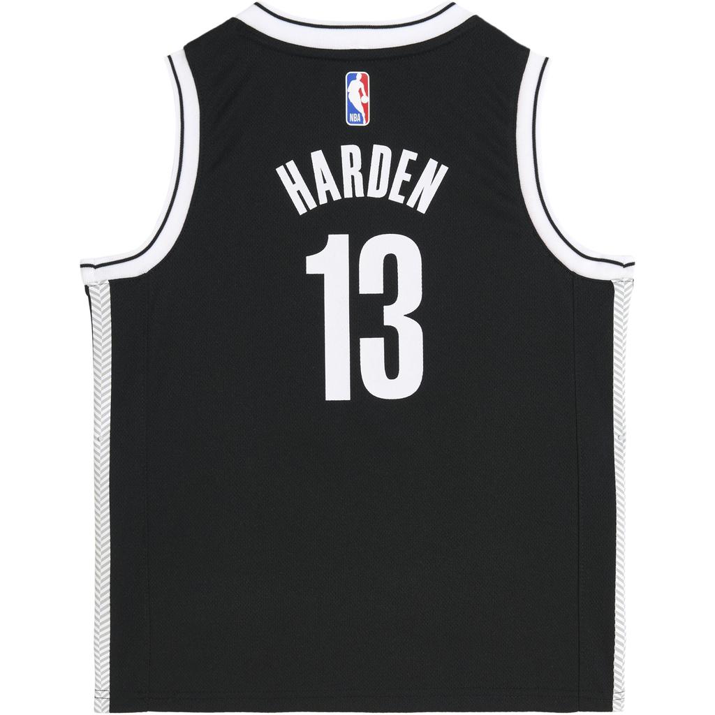 Nike X NBA Collaboration Vest Brooklyn Nets Harden V-Neck Fashion Comfortable Sports Sleeveless Kids Tops Black 3Z2B3BZ6P-NYNJH