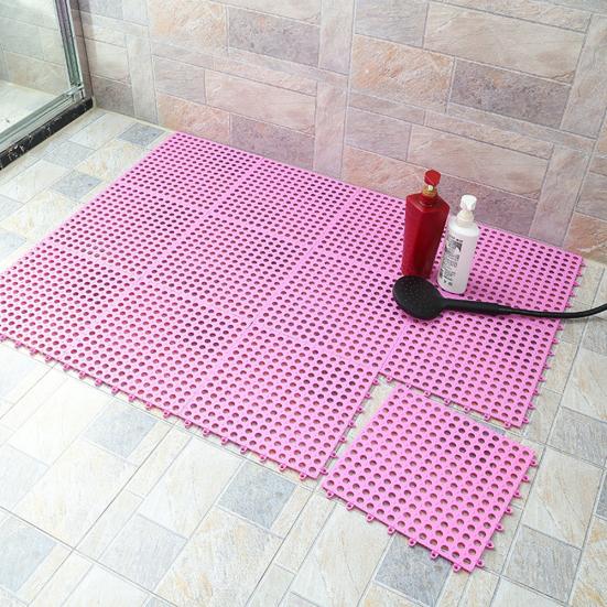 PVC-Anti-Rutsch-Badematte, ausgehöhlt, Duschteppich, Heim-WC, Badezimmer-Bodenpolster