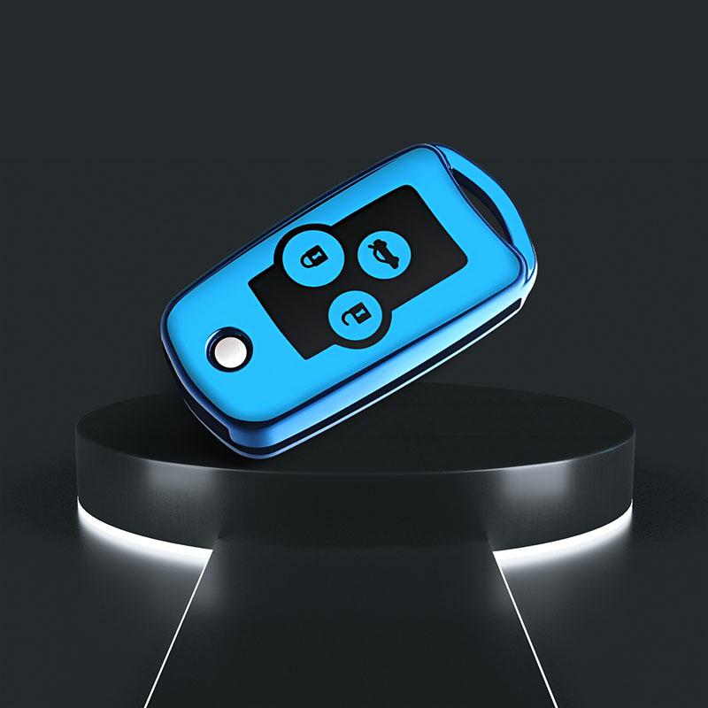 

2/3 кнопки TPU автомобильный откидной чехол-брелок для Honda Civic Fit Accord CRV HRV Jazz Odyssey для Acura TL TSX ZDX RSX CRZ чехол для ключа 3 button cover синий