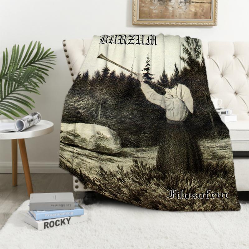 

Burzum Filosofem Throw Soft Plaid With Print Sofa Quilt Luxury Blanket Fluffy Bed Blankets Plead Cover Downy Custom Cobija Knee 30x40in
