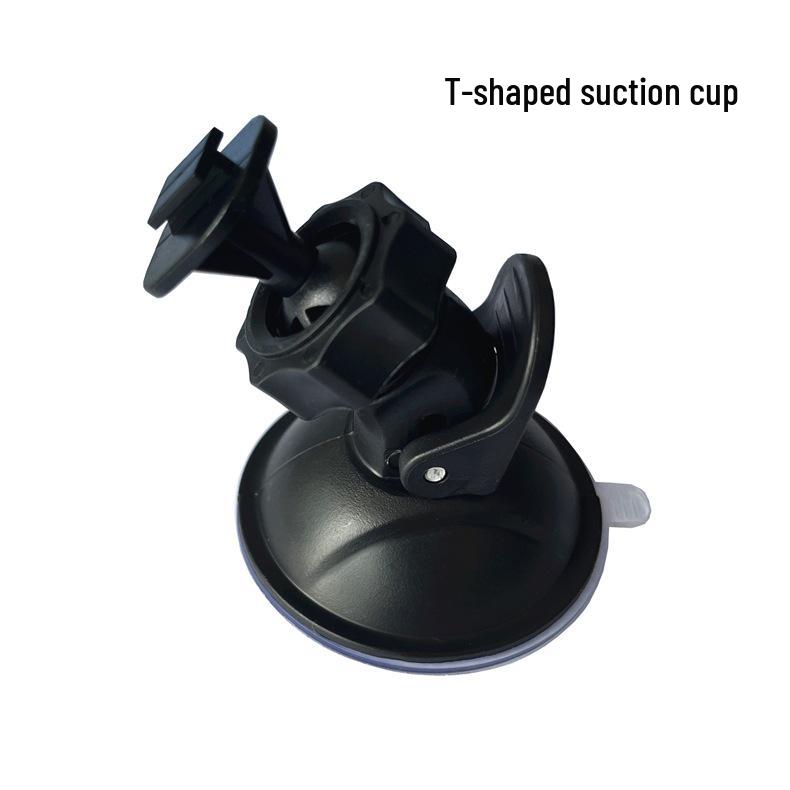 Slanted T-Shaped Dashcam & GPS Suction Cup Bracket Holder