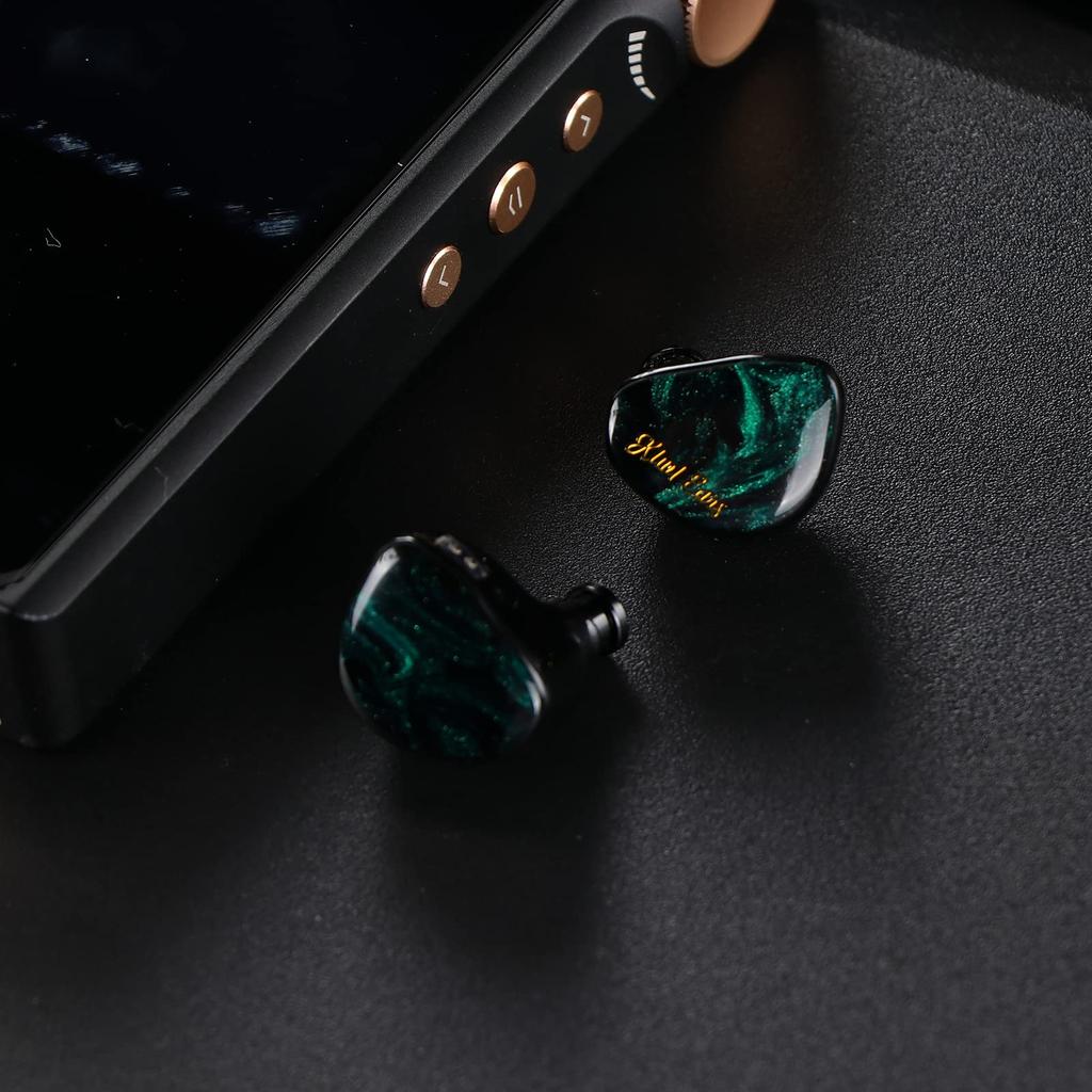 LINSOUL Kiwi Ears Cadenza 10mm Beryllium Dynamic HiFi Earphones In-Ear (Green)