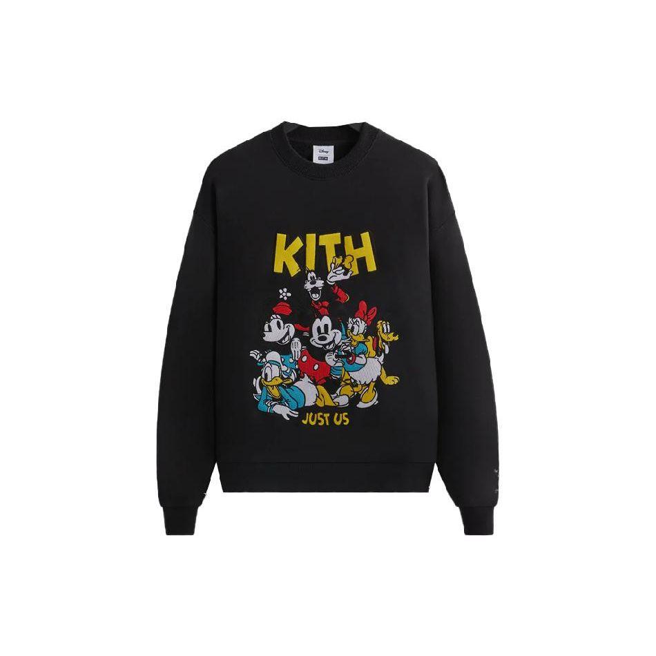 

Черные топы унисекс Kith For Mickey & Friends Forever Vintage с круглым вырезом KHM031750-001