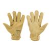 Pair Welding Gloves WearResistant Cow Split Yellow Labor Protection for Drivers Carry(XL )
