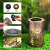 Lanternă Decorativă LED Solară de Agățat în Aer Liber, Fluture Golită, Lumini Solare de Grădină pentru Curte, Gazon, Alei, Lumini pentru Decor peisagistic