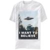X-Files I Want To Believe Adult White T-Shirt (Adult XXX-Large)