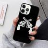 Pistol Gun Mobile Phone Cases Cover For iPhone 17 Air 16e 15 14 12 13 11 Pro MAX Apple Plus Coque
