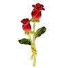 Enamel Rose Flower Brooches For Women Trendy Alloy Material Cheap Jewelry Wedding Pin 2 Colors Available Gift
