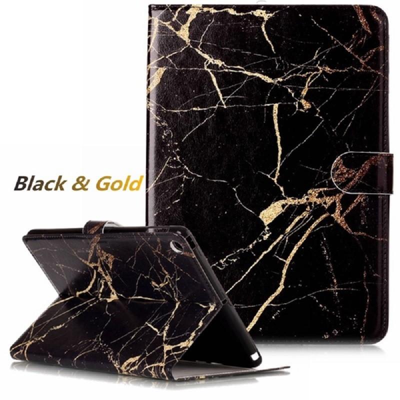 Elegant Marble Pattern Folio Flip Cover For Ipad With Premium Pu Material
