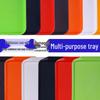 Thickened Rectangular Plastic Fast Food Tray