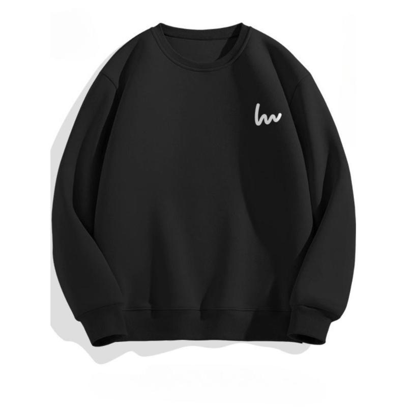 

Soft Touch & Quick-Dry, Men s Crew Neck Sweatshirt, Perfect for Gym Sessions & Post-Work Commutes XXL чорний