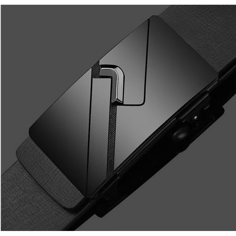 Belt Men'S Business Automatic Buckle Cowhide Belt Middle-Aged And Young Men'S Belt