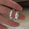925 Sterling Silver Rings for Women Men Couple Minimalist Handmade Sparckling Narrow Ring Party Jewelry Gift Prevent Allergy