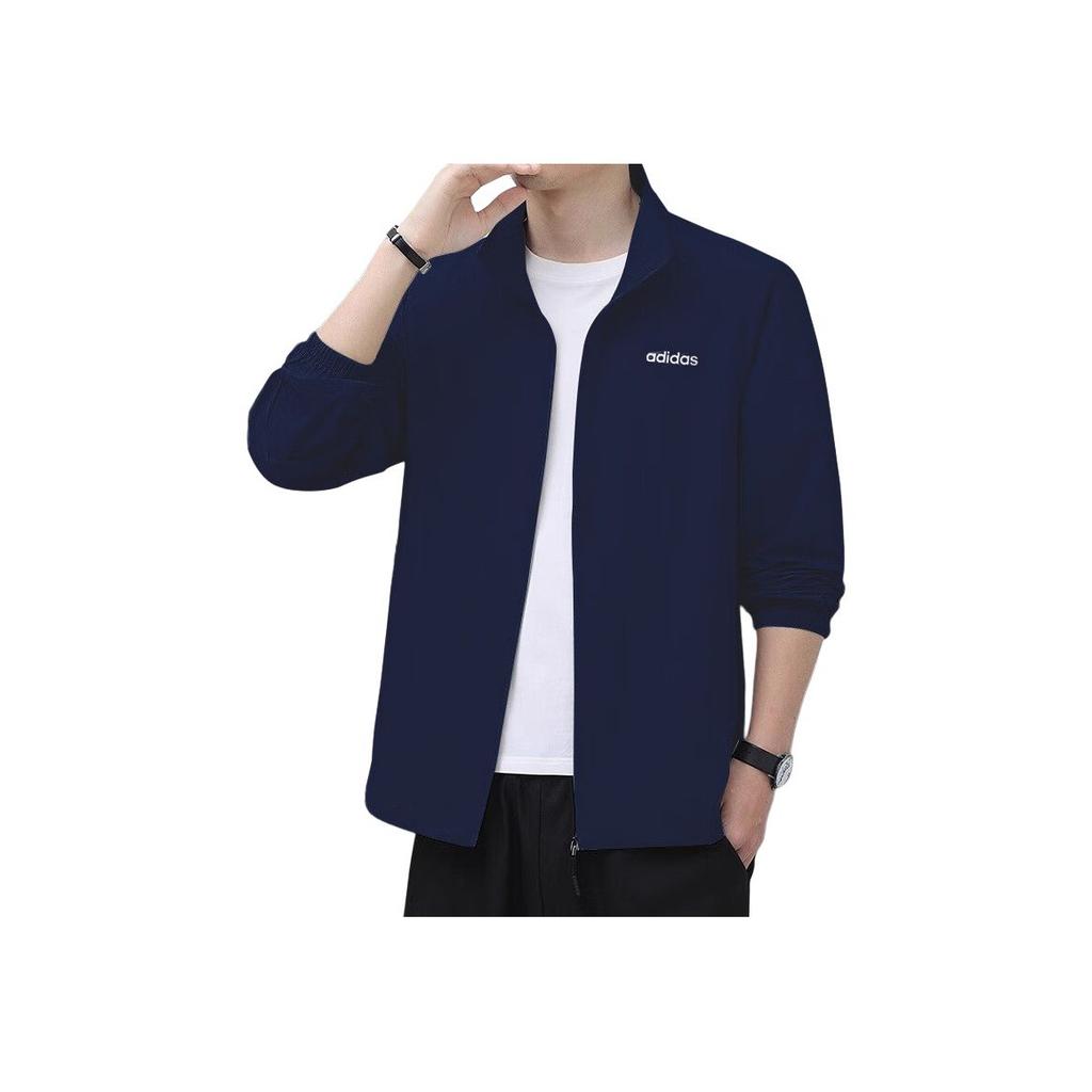 Adidas Training Sun Protection Cool Jacket Men Jackets Navy-Blue JJ0894