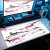 Tapis de Souris Fleur de Cerisier Sakura Tapis de Souris Gaming Japonais Tapis de Clavier XXL Tapis de Bureau Tapis Étendu pour Ordinateur Portable Accessoires PC