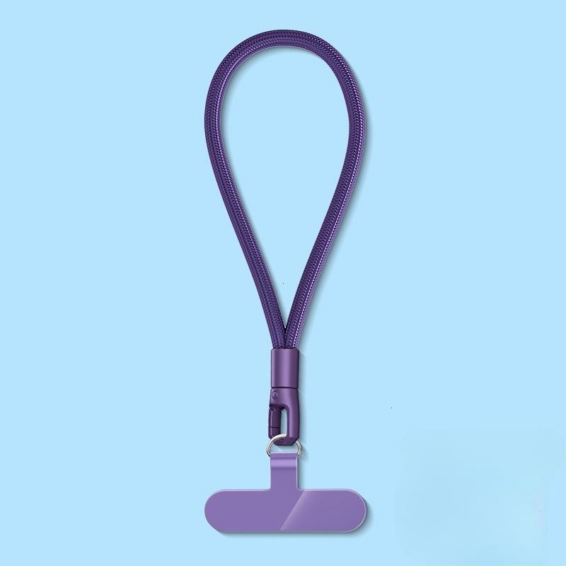 

1 шт. Универсальный регулируемый ремешок-шнурок Защита от потери Ремешок для телефона Клипса-держатель для всех чехлов для телефонов Толщиной 6 мм (Шея/ Запястье)