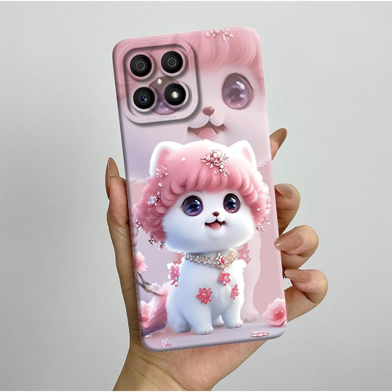 Phone Case For Honor X8 4G Case Aesthetic Luxury Protective Full Coque HonorX8 Soft Silicone Funda For Honor X 8 X8 Back Cover