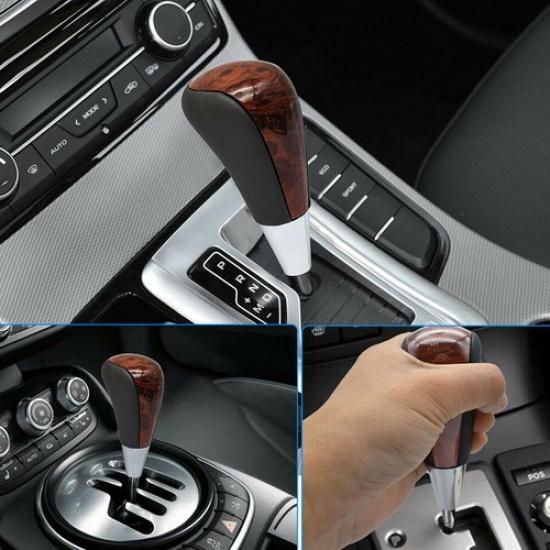 1*PU Leather Car Gear Shift Rod Head Shifter Lever Knob For Toyota Lexus Corolla