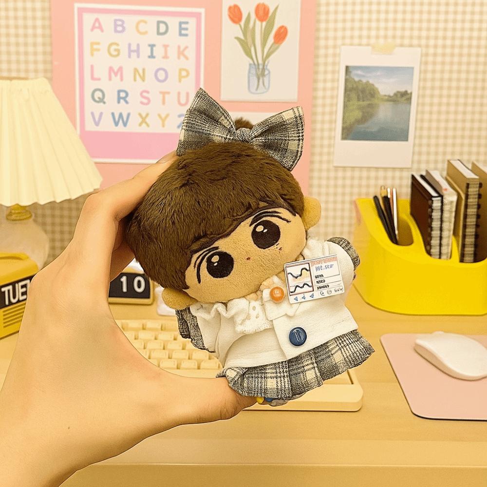 Cartoon Design Cotton Doll Rompers Soft Cotton Mini Doll Clothes Plush Doll Outfit  Doll Dressing