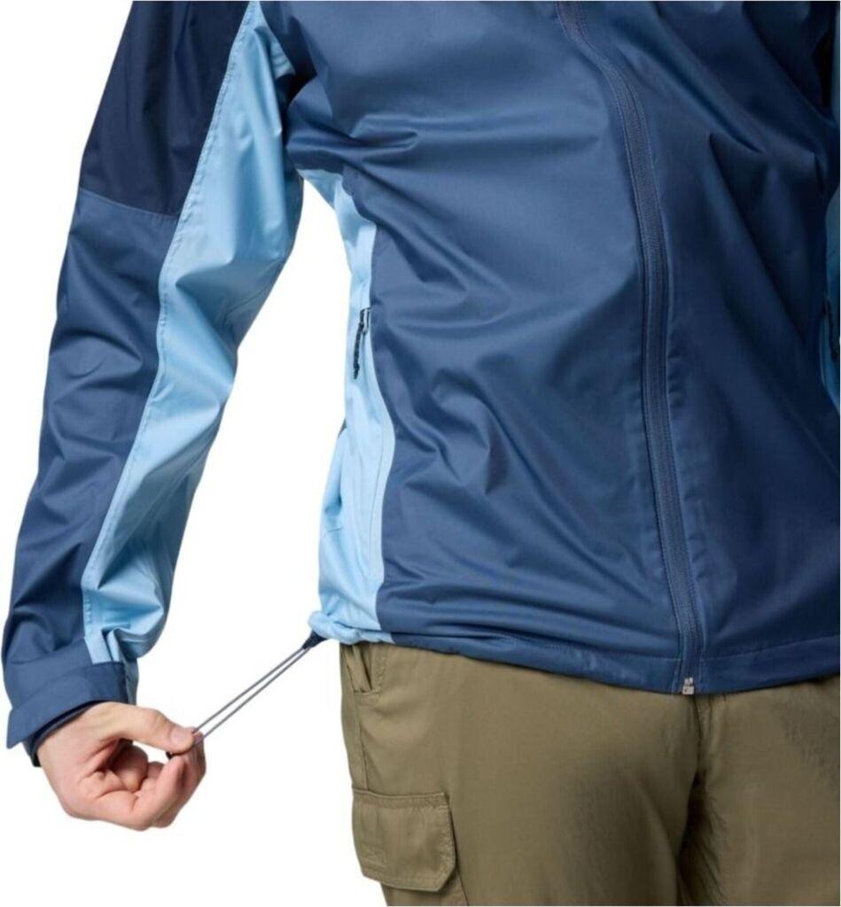 Куртка Columbia Inner Limits III Rain Jacket dark mountain/collegiate navy/ripple blue