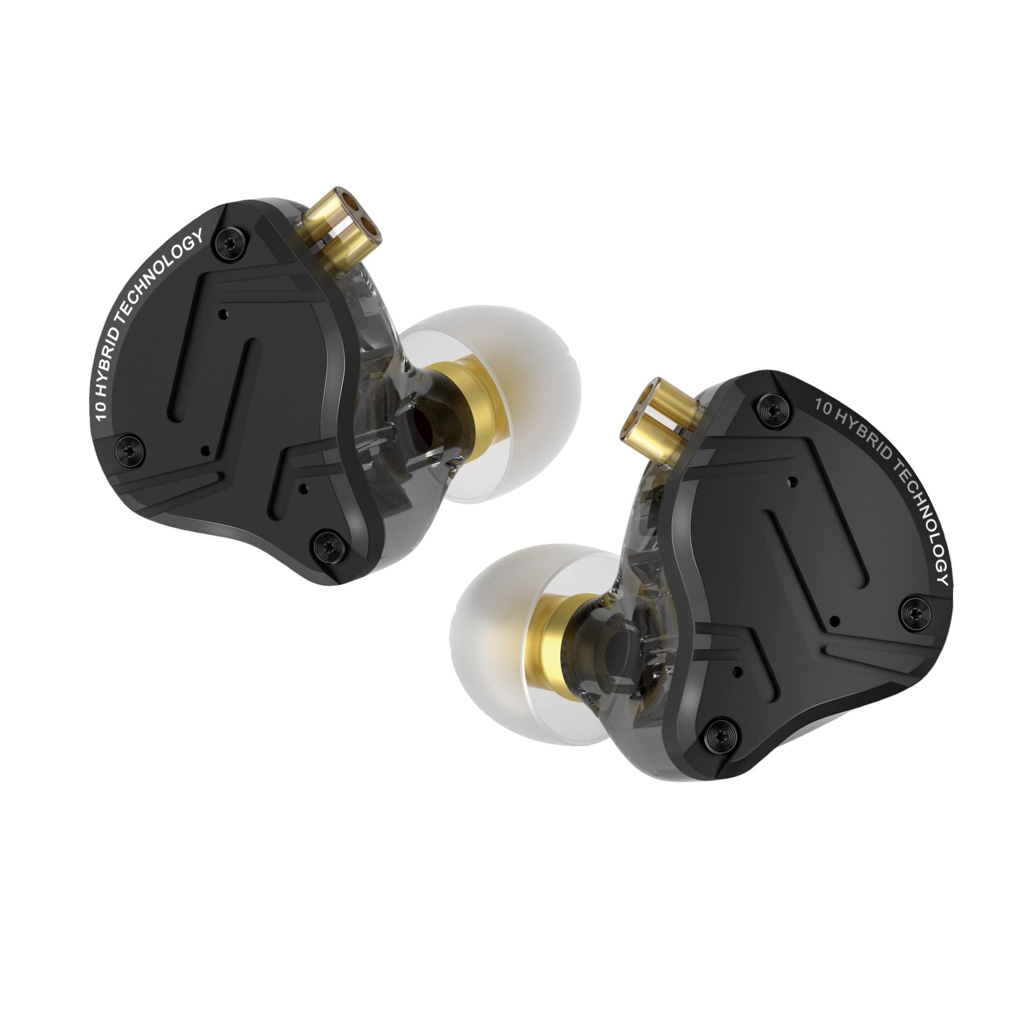 

KZ ZS10 PRO X In-Ear Monitor Headphones, Upgraded Version, 4BA+1DD Hybrid Driver IEM Earphones, Hi-Fi Metal Wired Gaming Earphones, for Singers, Bassi