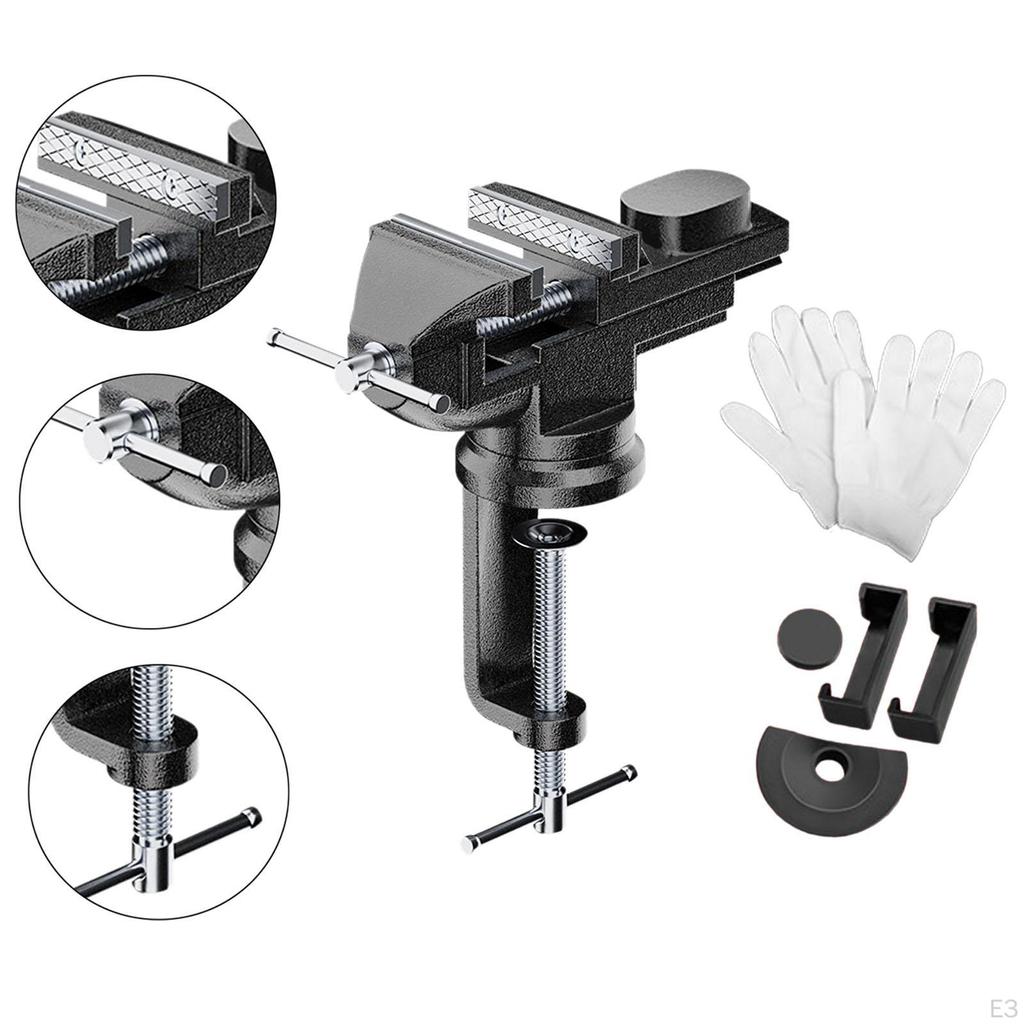 Bank Clamps on Vice Professionally Black Universally Portable for Cutting Line Welding.