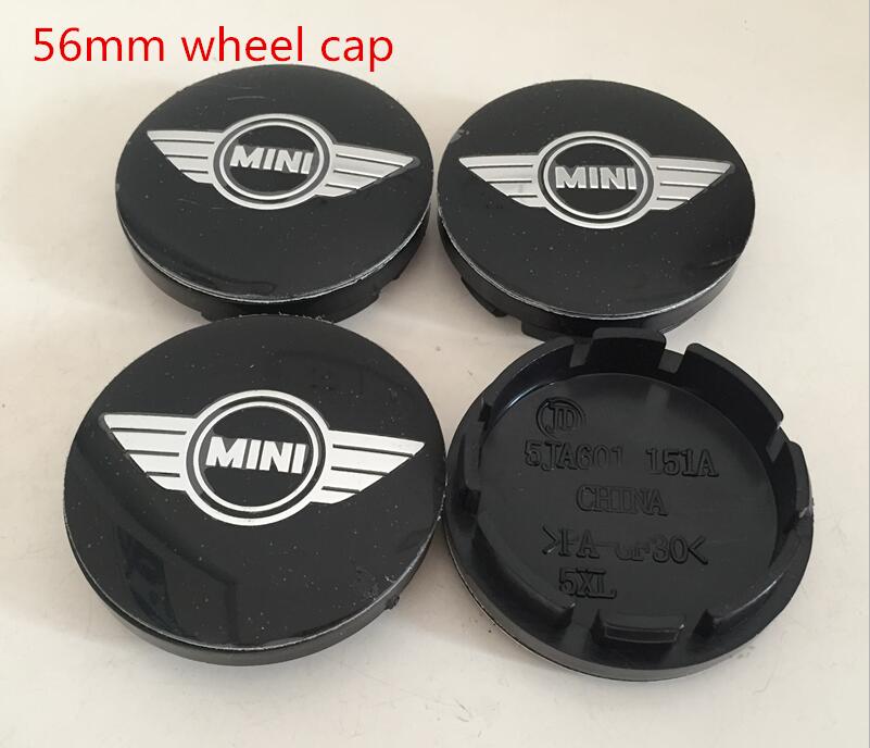 

4pcs 3D 56mm 60mm 68mm forMINI Car Wheel hub Center Cap emblem Badge covers sticker Decal Styling accessories