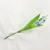 Galho de Flor Artificial Lírio-do-vale 40cm de Altura Flor Falsa Decoração de Casa