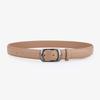 Pin Buckle Leather Belt: Unisex Hong Kong Style Trendy Belt for Jeans