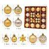 Christmas Tree Ornaments: Holiday Party Decor Ball Set with Gift Box