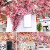 Simulation Branch Artificial Cherry Blossom Encrypted Cherry Spring Cherry Artificial Flowers Multiple Color Flower Bouquets