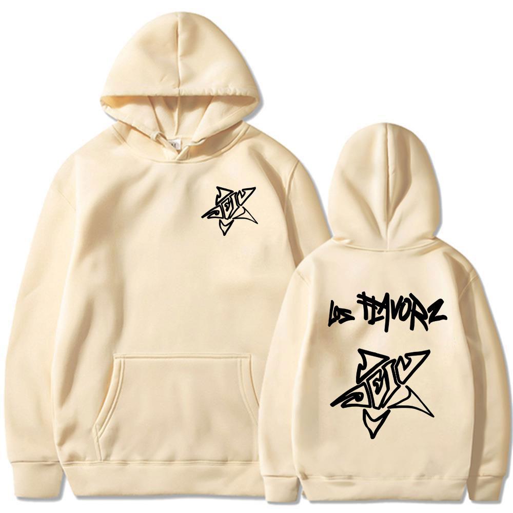 Autumn/Winter Hoodie Rapper Dei V Los Flavorz 2025 Printed Men's and Women's Fashion Harajuku Long Sleeve Sweatshirt Warm Hoodie