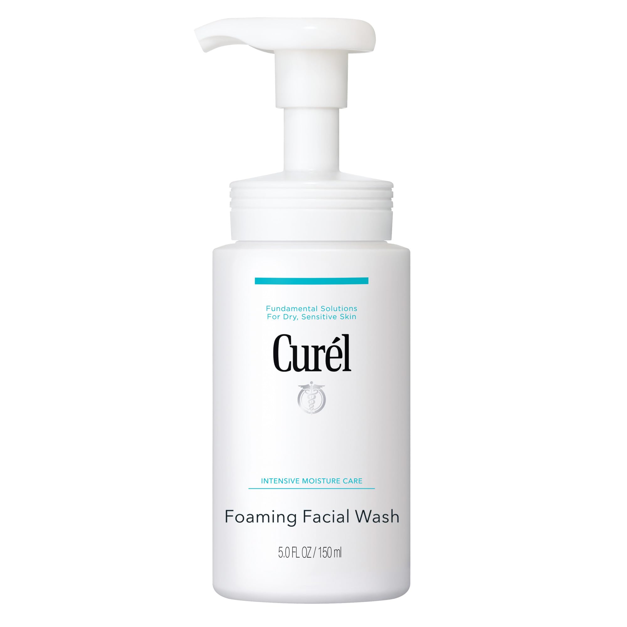 Curel Japanese Skin Care Foaming Daily Face Wash for Sensitive Skin, Hydrating Facial Cleanser for Dry Skin 150ml 1ea