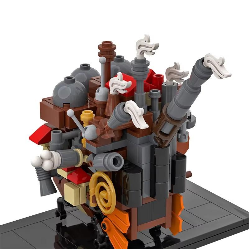 Hayao Miyazaki Howl'S Moving Castle Assembly Building Block Model Kit Puzzle Children'S Toys Desktop Ornament Gift Collectible