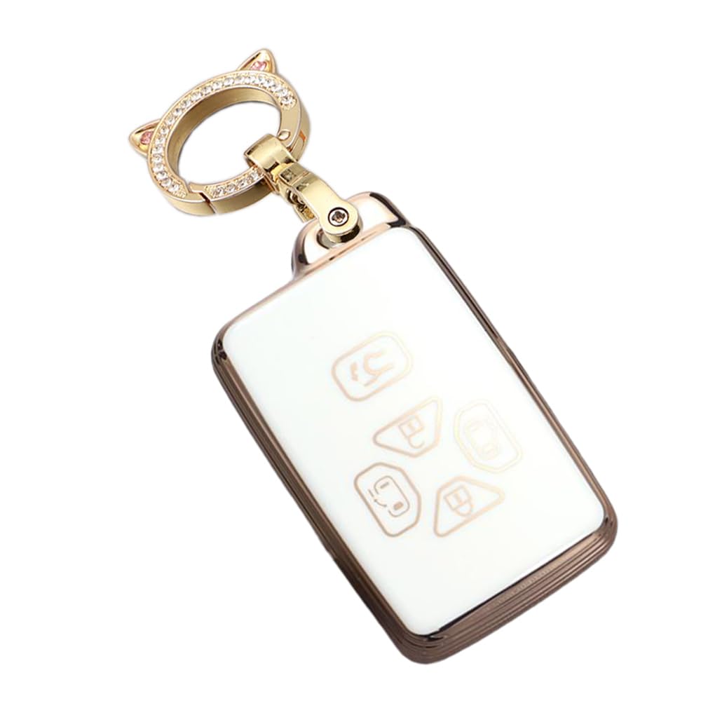 

Чехол для смарт-ключа Toyota, Держатель для ключей, Чехол для ключа, Защита ключа, Подходит для Toyota Estima Compatible with car genuine белый