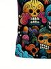 Polo da uomo a maniche corte per Halloween con stampa digitale piatta - Senza trama
