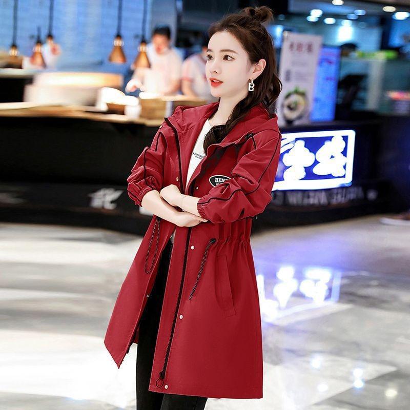 Fashionable Loose Women's  Windbreaker Coat, Stylish and Elegant Jacket