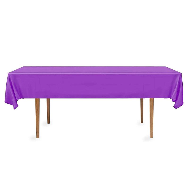 Colorful Disposable Tablecloth Red Pink White Party Desk Cloth Wipe Table Cover Christmas Birthday Wedding Party  Year Decor