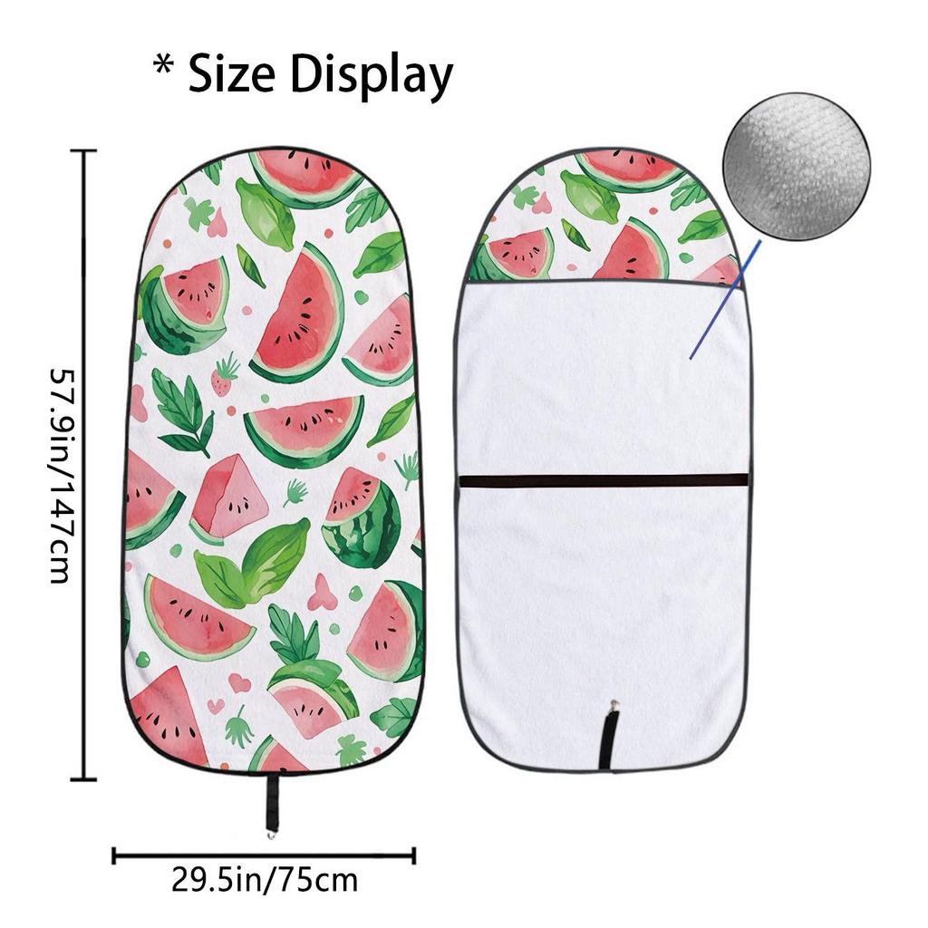 Universal Car Seat Towel Cover: Front Seat Protector for Gym, Workout, All Seasons - Fits Most Vehicles