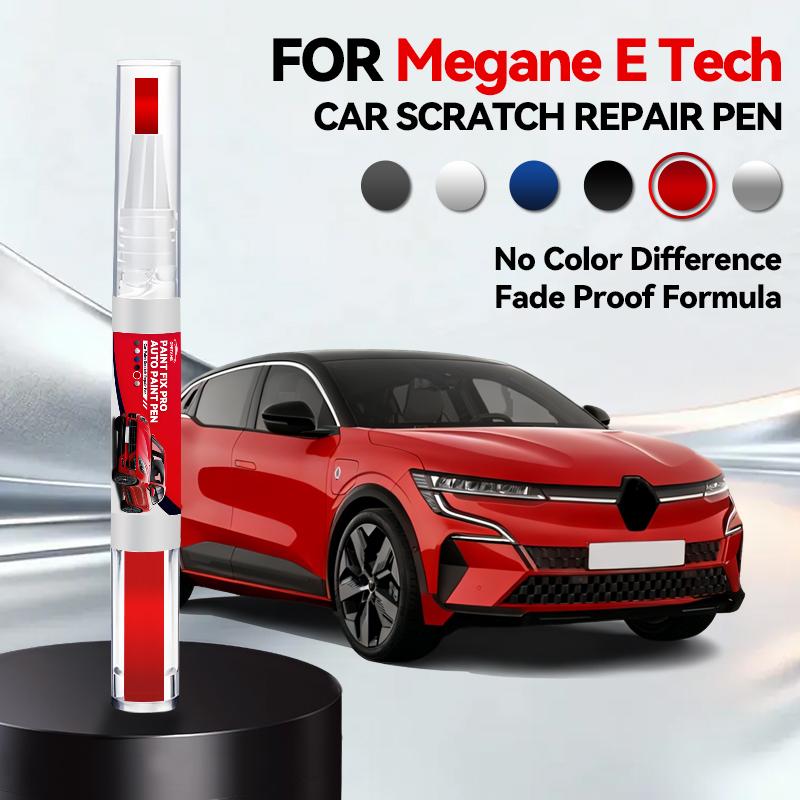 For Renault Megane E-Tech Car Paint Repair Pen Touch Up Scratch Remover DIY Auto Accessories Black White Blue Red 578 NNP Grey