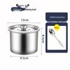 304 Stainless Steel Commercial Mixing Bowl Set with Lid