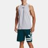 Under Armour Solid Color Crew Neck Sleeveless Sports Vest Men Tops Modern-Grey 1361901-011