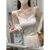 Summer Korean Lace-Trimmed Chic Camisole Tank Top