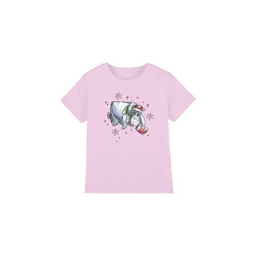 Winnie the Pooh Childrens/Kids Eeyore Snowflake Christmas T-Shirt
