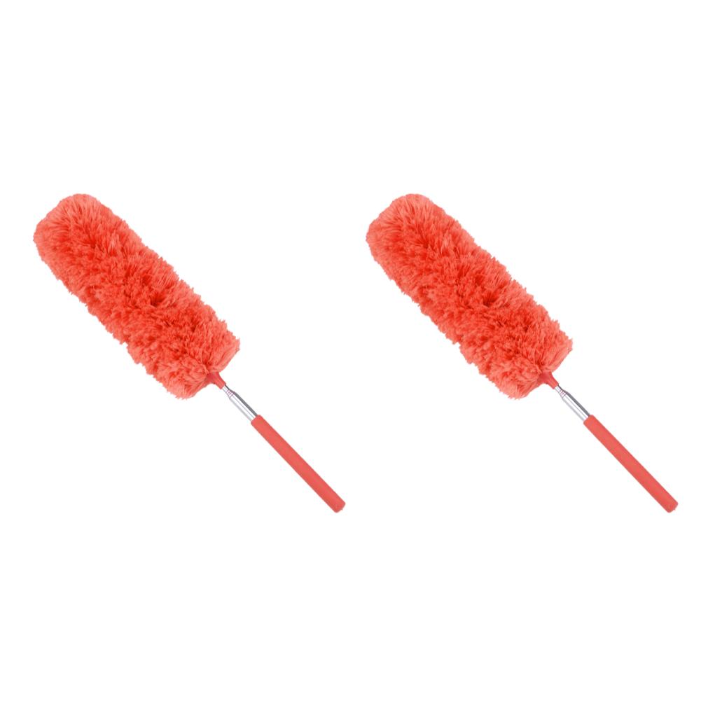 Adjustable Stretch Extend Microfiber Feather Duster Household Anti Dusting Brush Air-condition Car Furniture Cleaning Brush