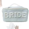 Bride, Bride&Mrs, Silver, Glitter Bag, Gold Glitter, Makeup Bag, High-end, Handbag, Wedding Decoration