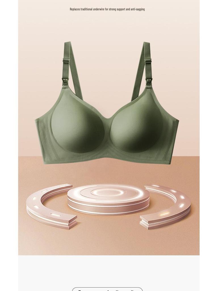 High-End Anti-Sag Nursing Bra - Summer Thin Style for Pregnant and Nursing Women